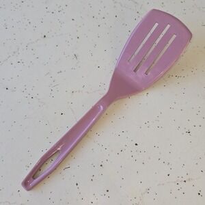Vintage King Kraft Mauve Pink  Nylon Plastic 3 Slot Spatula Cottagecore Cabin